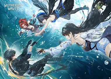 Wuthering Waves underwater scene