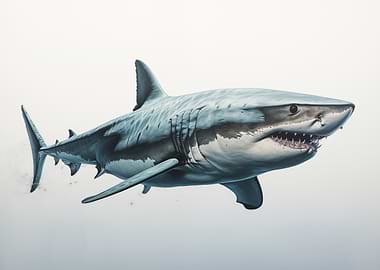 Great White Shark Portrait