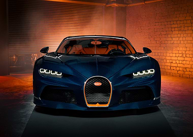 Bugatti Chiron Front View