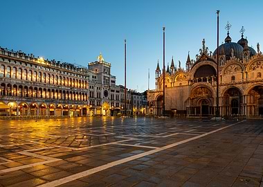 St. Mark's Square, Venice at Dawn