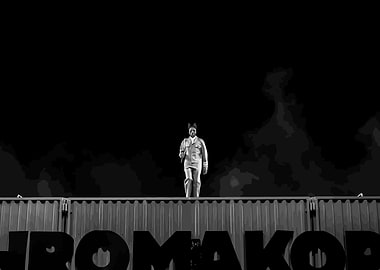 Black and White Tyler on Wall