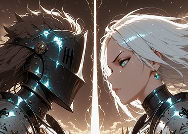 Knight and Warrior Face-Off