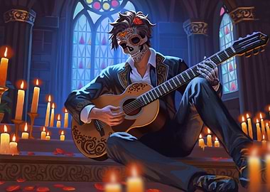 Day of the Dead Guitarist