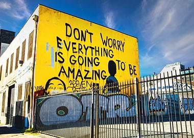 LA: Graffiti Art: 'Don't Worry'