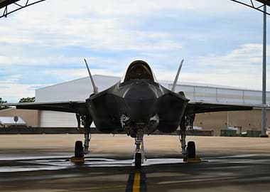 F-35 Fighter Jet Front View