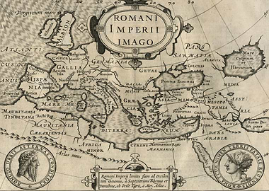 Antique Map of the Roman Empire