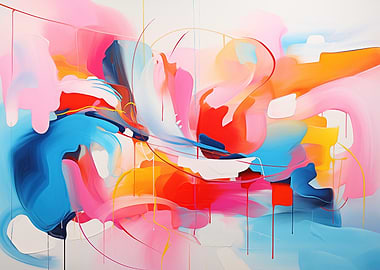 Abstract Colorful Painting