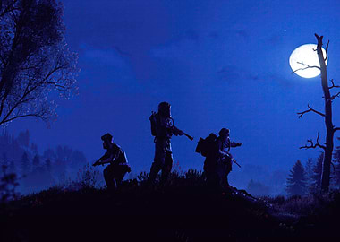 Rust: Moonlit Hazmat Patrol