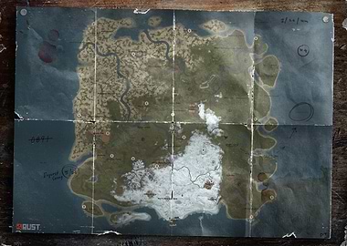 Rust: The Island Map