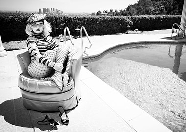 Black and White Fashion Portrait