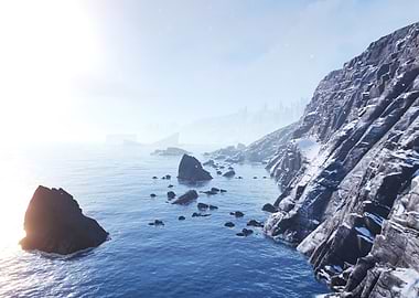 Rust: Frozen Coastline Vista