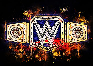 WWE Universal Championship Belt Art