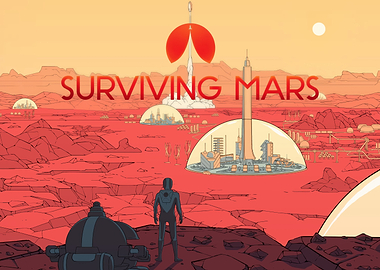 Surviving Mars Game Illustration