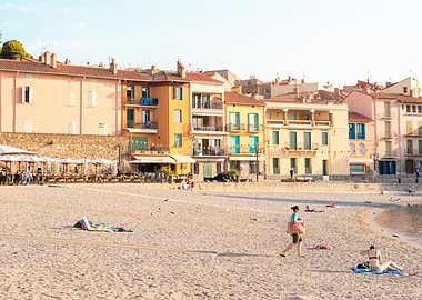 Beachfront Buildings in Collioure, France