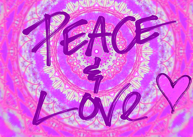 Peace and Love Mandala