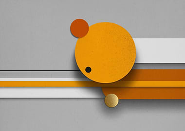 Abstract Geometric Composition with Circles