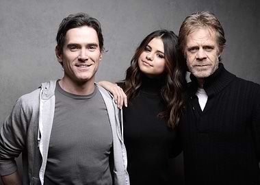 Three Actors Posing Together