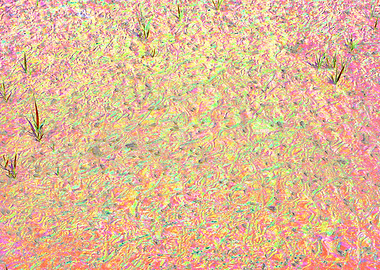 Abstract Ground with Sparse Grass