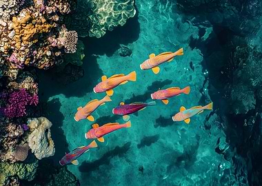 underwater Coral Reef Fish