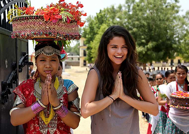 Selena Gomez in Nepal