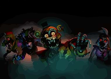 Five Nights at Freddy's Animatronics