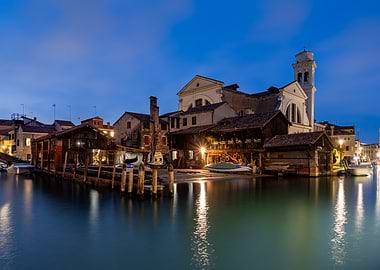 Venice Canal at Dusk
