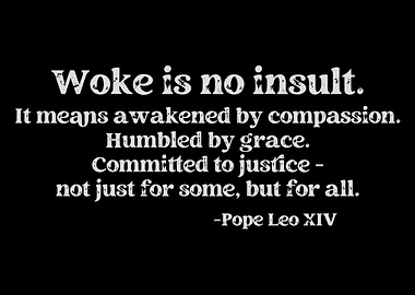 Woke is no insult quote