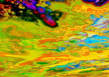 Abstract Colorful Landscape