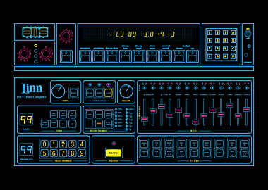 Linn LM-1 Drum Computer Interface