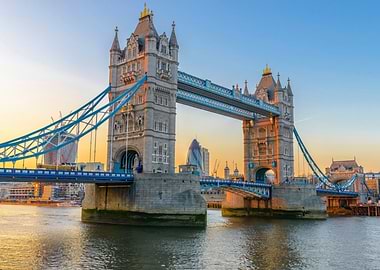 Tower Bridge at Sunset, London