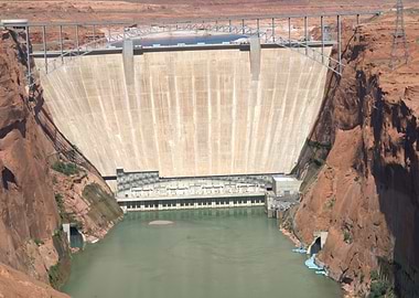 Glen Canyon Dam aerial view