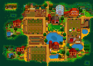 Stardew Valley Farm Layout