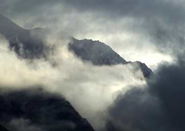 Misty Mountain Peaks