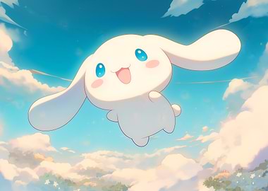 Cinnamoroll Flying in the Sky