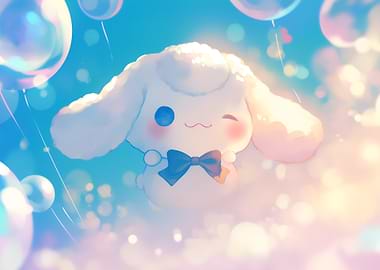 Cinnamoroll with Bubbles