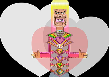 Heart Totem Cartoon Character