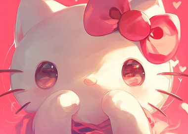 Hello Kitty Cute Portrait