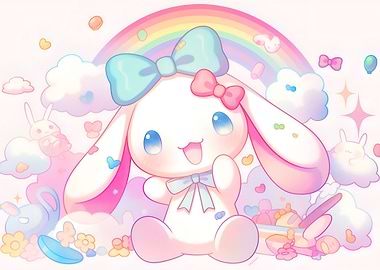 Cinnamoroll in a Pastel Wonderland