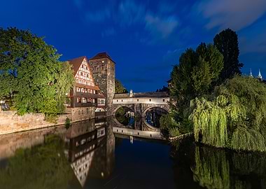 Nuremberg, Germany at Night