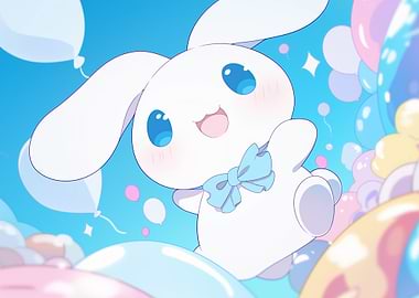 Cinnamoroll with Balloons