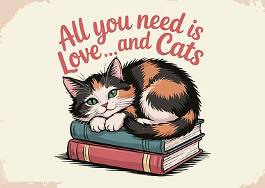 Love and Cats Illustration
