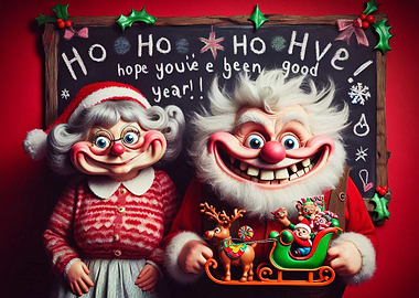 Santa and Mrs. Claus Portrait