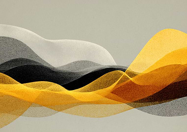 Abstract Waves in Gold and Gray