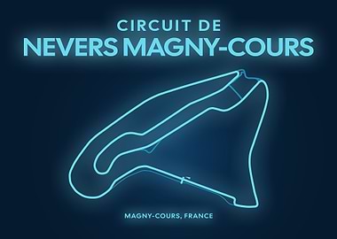 Circuit de Nevers Magny-Cours Glow Neon