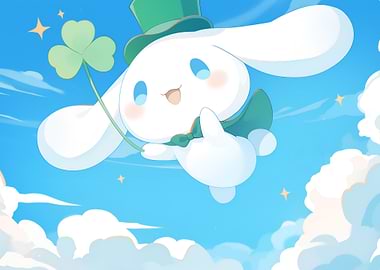 Cinnamoroll with Clover in the Sky