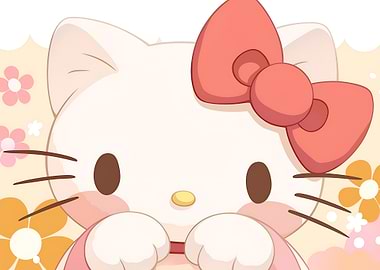 Hello Kitty with Pink Bow