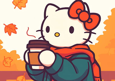 Hello Kitty Autumn Coffee