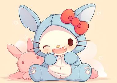 Hello Kitty in Bunny Costume