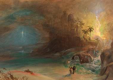 Study for Apotheosis to Thomas Cole