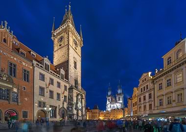 Prague Old Town Square at Night